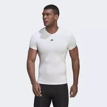 Мужская футболка adidas Techfit Training Tee (Белая)