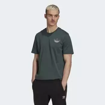 Мужская футболка adidas Trefoil Series Style Tee (Зеленая)