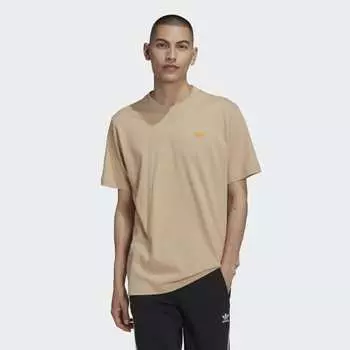 Мужская футболка adidas Varsity Loose Tee (Бежевая)