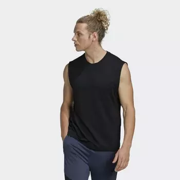 Мужская футболка adidas Yoga Sleeveless Tee (Черная)