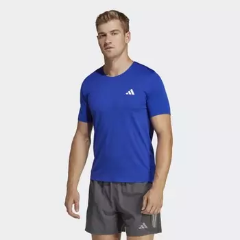 Мужская одежда для бега adidas Adizero Tee (Синяя)