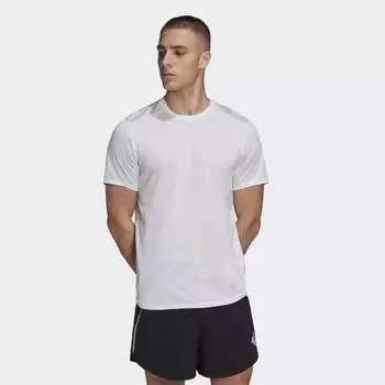 Мужская одежда для бега adidas Designed 4 Running Tee (Белая)