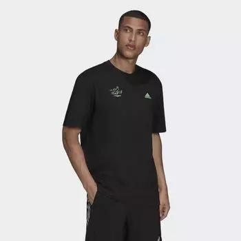 Мужская одежда для бега adidas Signature Tee (Черная)