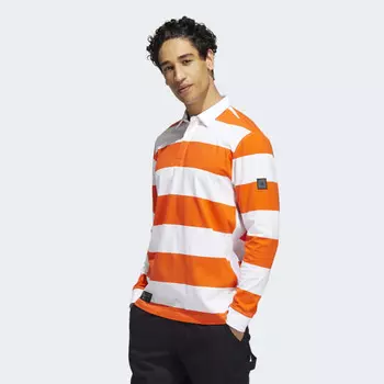 Мужская рубашка adidas Adicross Long Sleeve Polo Shirt (Белая)