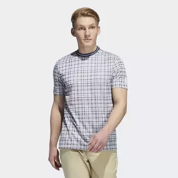 Мужская рубашка adidas Adicross Round Neck Polo Shirt (Белая)