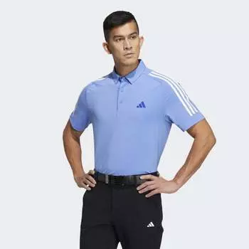 Мужская рубашка adidas AEROREADY 3-Stripes Polo Shirt (Синяя)