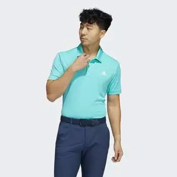 Мужская рубашка adidas Drive Polo Shirt (Бирюзовая)
