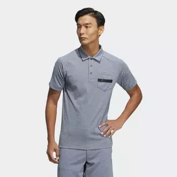 Мужская рубашка adidas Go-To AEROREADY Polo Shirt (Синяя)