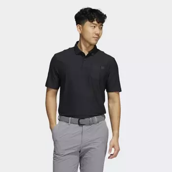 Мужская рубашка adidas Go-To Polo Shirt (Черная)