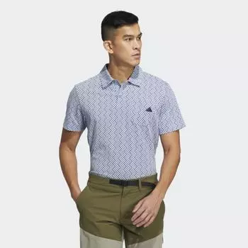 Мужская рубашка adidas Go-To Polo Shirt (Синяя)