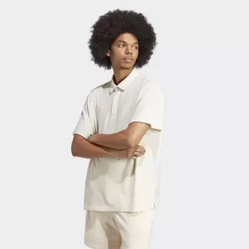 Мужская рубашка adidas Premium Essentials Polo Shirt (Бежевая)