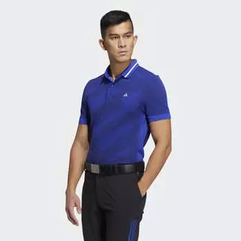Мужская рубашка adidas Statement PRIMEKNIT Seamless Polo Shirt (Синяя)
