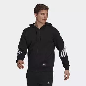 Мужская толстовка adidas Sportswear Future Icons 3-Stripes Hoodie (Черная)