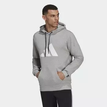 Мужская толстовка adidas Sportswear Future Icons Logo Graphic Hoodie (Серая)