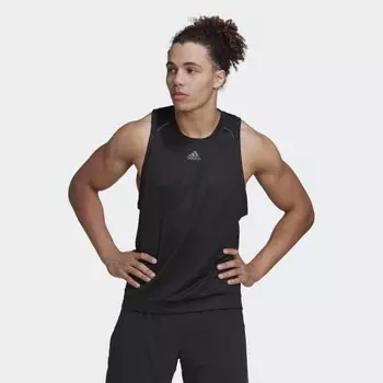 Мужские adidas HIIT Spin Training Tank Top (Черные)