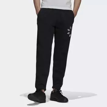 Мужские брюки adidas Adicolor Shattered Trefoil Sweat Pants (Черные)