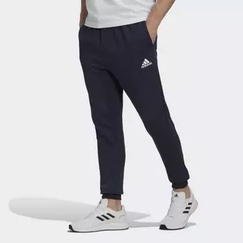 Мужские брюки adidas Essentials Fleece Regular Tapered Pants (Синие)