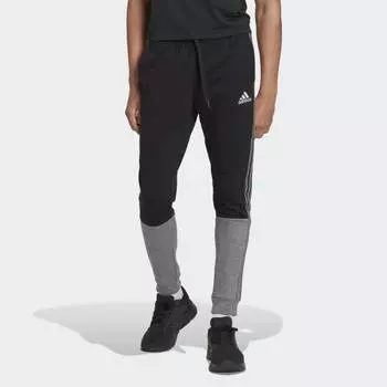 Мужские брюки adidas Essentials MГ©lange French Terry Pants (Черные)