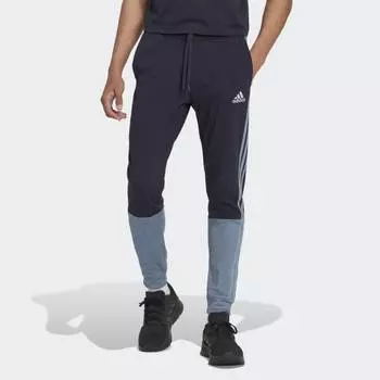 Мужские брюки adidas Essentials MГ©lange French Terry Pants (Синие)