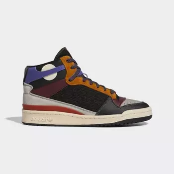 Мужские кроссовки adidas Forum Mid Patchwork Shoes (Черные)