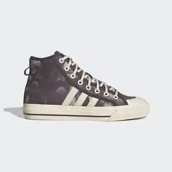 Мужские кроссовки adidas Nizza Hi RF Shoes (Серые)