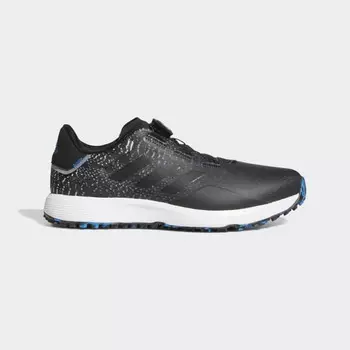 Мужские кроссовки adidas S2G BOA Wide Spikeless Golf Shoes (Черные)