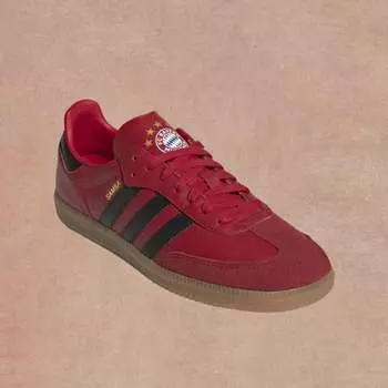 Мужские кроссовки adidas Samba FC Bayern Shoes (Красные)