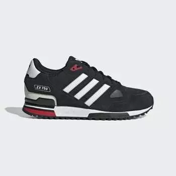 Мужские кроссовки adidas ZX 750 Shoes (Черные)