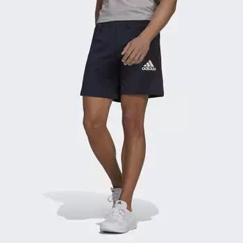 Мужские шорты adidas AEROREADY Designed to Move Sport Motion Logo Shorts (Синие)