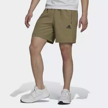 Мужские шорты adidas AEROREADY Designed to Move Woven Sport Shorts (Зеленые)