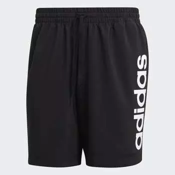 Мужские шорты adidas AEROREADY Essentials Chelsea Linear Logo Shorts (Черные)
