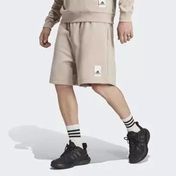 Мужские шорты adidas Lounge Fleece Shorts (Коричневые)