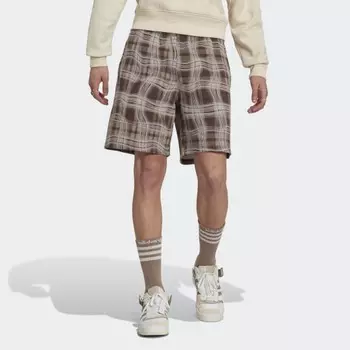 Мужские шорты adidas Reveal Allover Print Shorts (Коричневые)