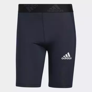 Мужские тайтсы adidas Techfit Short Tights (Синие)
