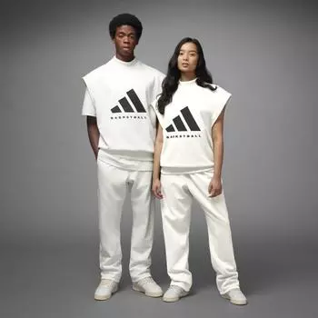 Свитшот adidas Basketball Sleeveless Sweatshirt (Белый)