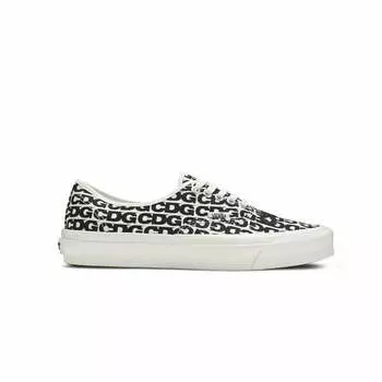 Vans Authentic Comme des Garcons Black Heel Tab (Curved Rubber)