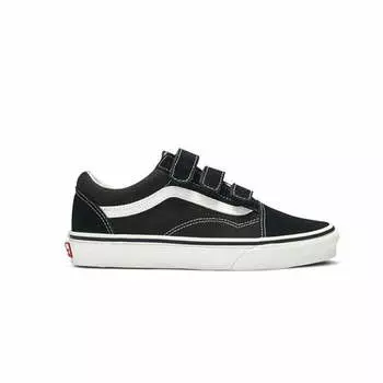 Vans Old Skool Velcro Black White