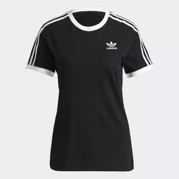 Женская футболка adidas Adicolor Classics 3-Stripes Tee (Черная)