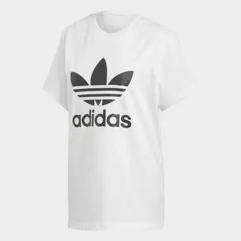 Женская футболка adidas Boyfriend Trefoil Tee (Белая)