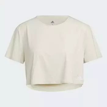 Женская футболка adidas Elevated Training Tee (Бежевая)