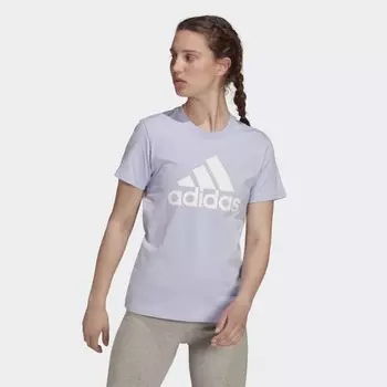 Женская футболка adidas Essentials Logo Tee (Фиолетовая)