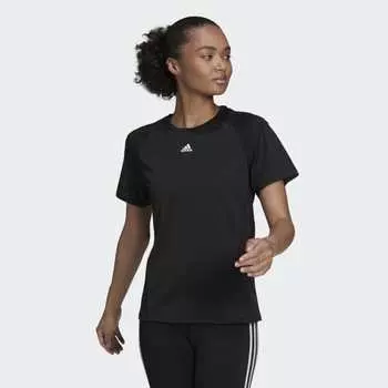 Женская футболка adidas HEAT.RDY Training Tee (Черная)