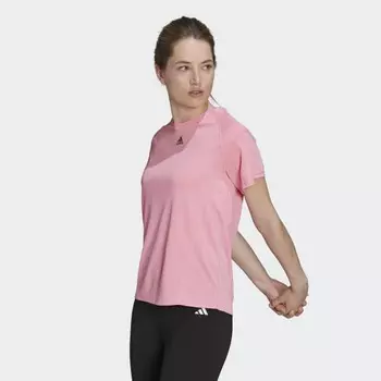 Женская футболка adidas HEAT.RDY Training Tee (Розовая)