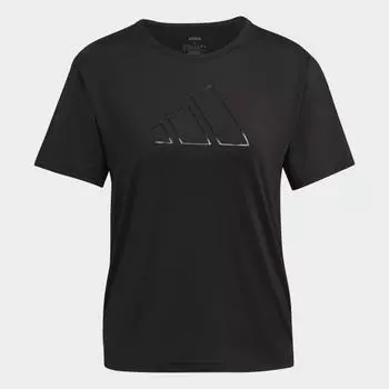 Женская футболка adidas HIIT Tee (Черная)
