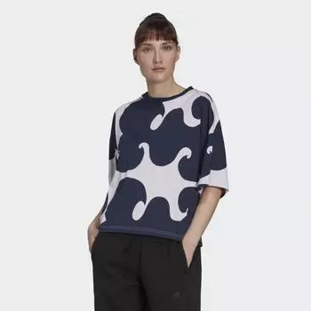 Женская футболка adidas Marimekko Tee (Фиолетовая)