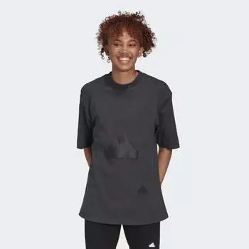 Женская футболка adidas Oversized Tee (Серая)