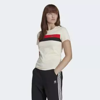 Женская футболка adidas Ski Chic Tee (Бежевая)