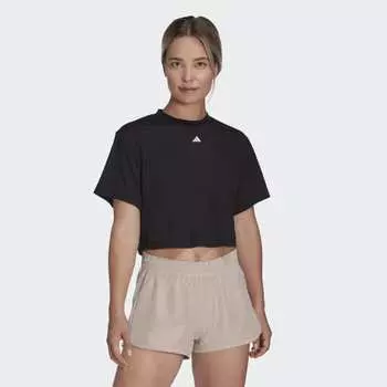 Женская футболка adidas Studio Tee (Черная)
