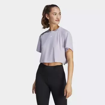 Женская футболка adidas Studio Tee (Фиолетовая)