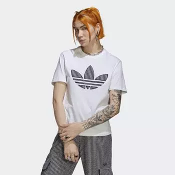 Женская футболка adidas Tee with Trefoil Application (Белая)